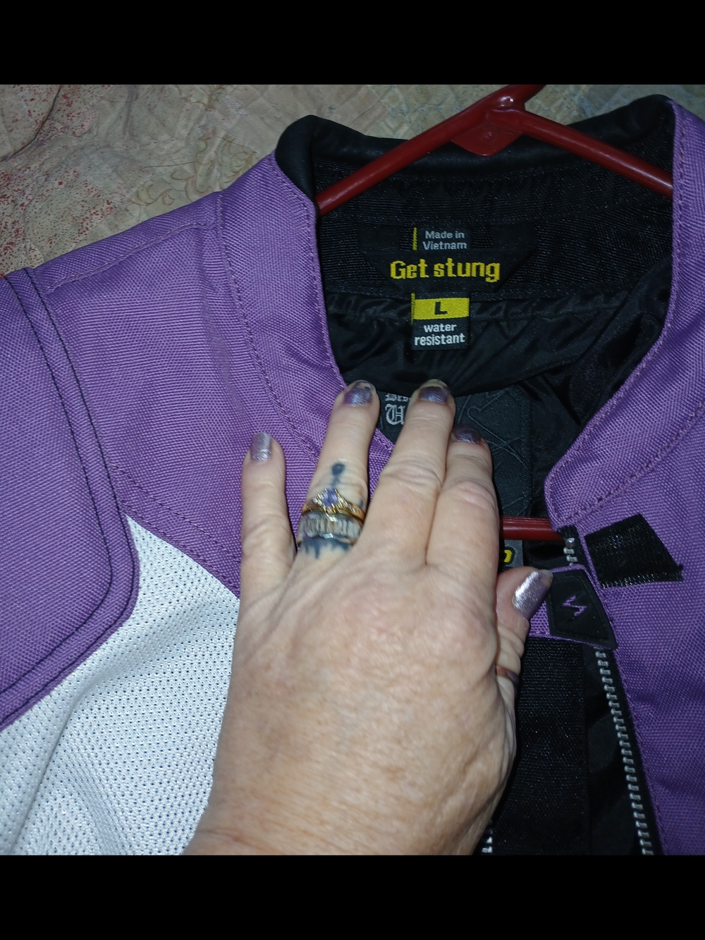 Woman's Scorpion Racing Motorcycle Jacket - Picture 2 of 3